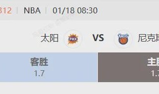 亚冠比分-聚焦NBA大战 尼克斯VS太阳！